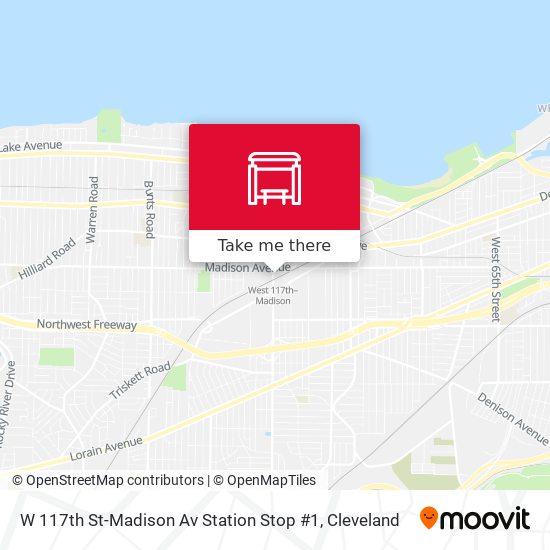 Mapa de W 117th St-Madison Av Station Stop #1