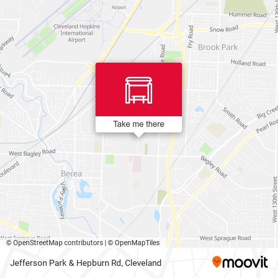 Jefferson Park & Hepburn Rd map