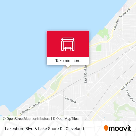 Lakeshore Blvd & Lake Shore Dr map