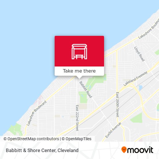 Babbitt & Shore Center map