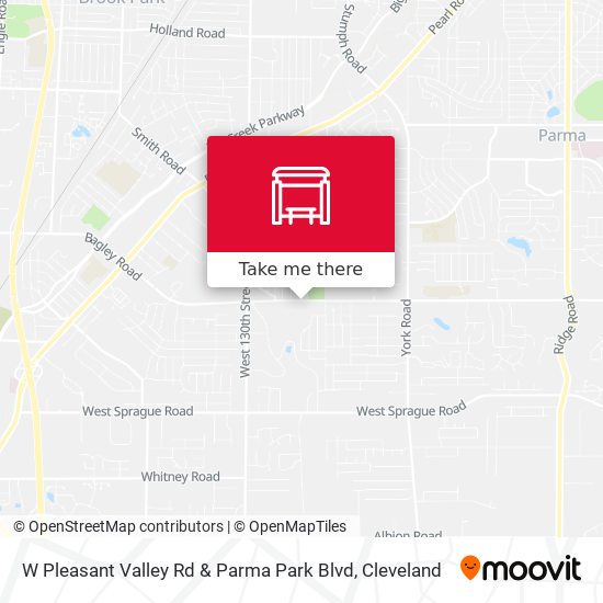 Mapa de W Pleasant Valley Rd & Parma Park Blvd