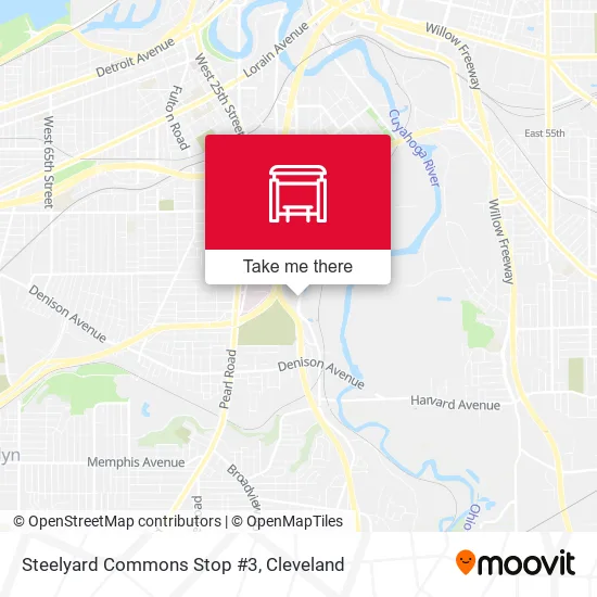 Steelyard Commons Stop #3 map