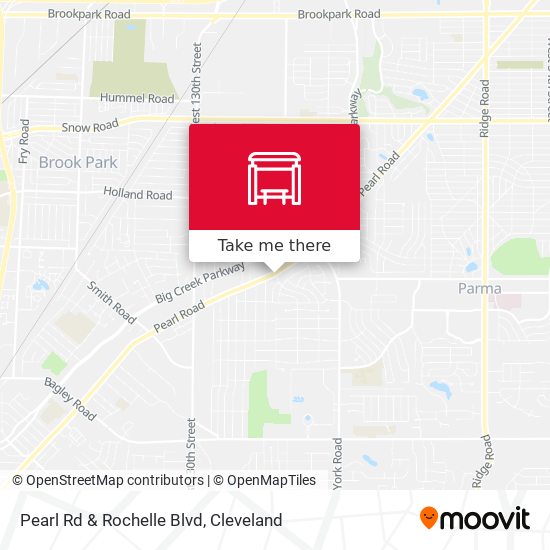 Pearl Rd & Rochelle Blvd map