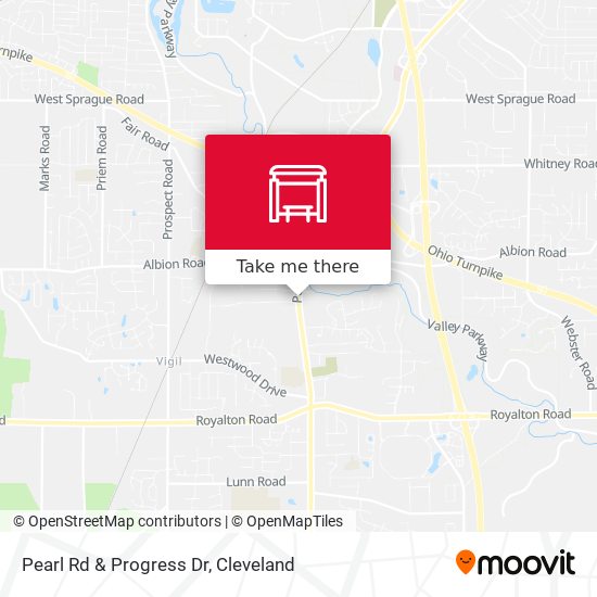 Mapa de Pearl Rd & Progress Dr