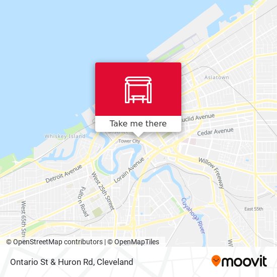 Mapa de Ontario St & Huron Rd