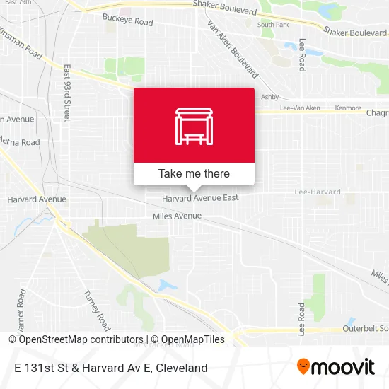 Mapa de E 131st St & Harvard Av E