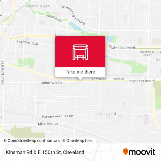 Kinsman Rd & E 150th St map