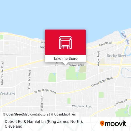 Detroit Rd & Hamlet Ln (King James North) map