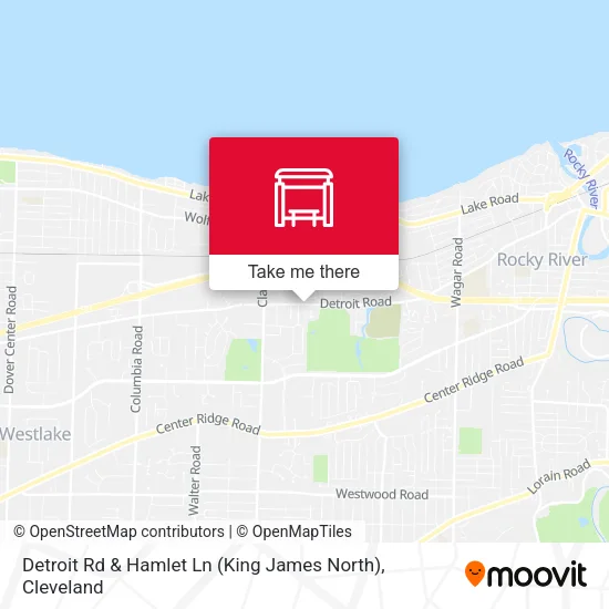 Mapa de Detroit Rd & Hamlet Ln (King James North)