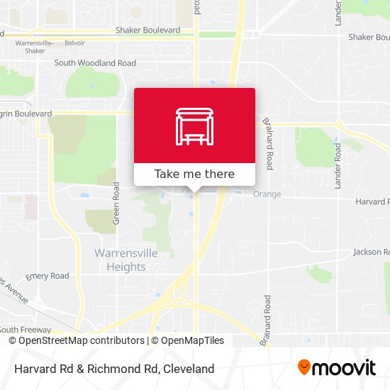 Harvard Rd & Richmond Rd map