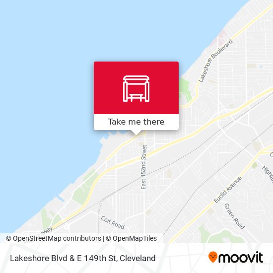 Lakeshore Blvd & E 149th St map