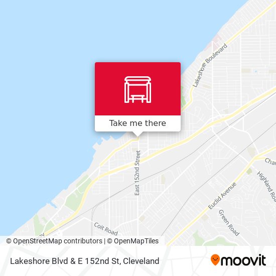 Lakeshore Blvd & E 152nd St map