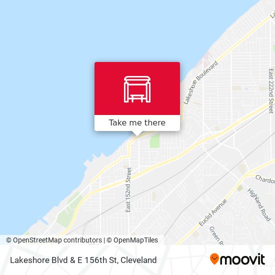 Lakeshore Blvd & E 156th St map