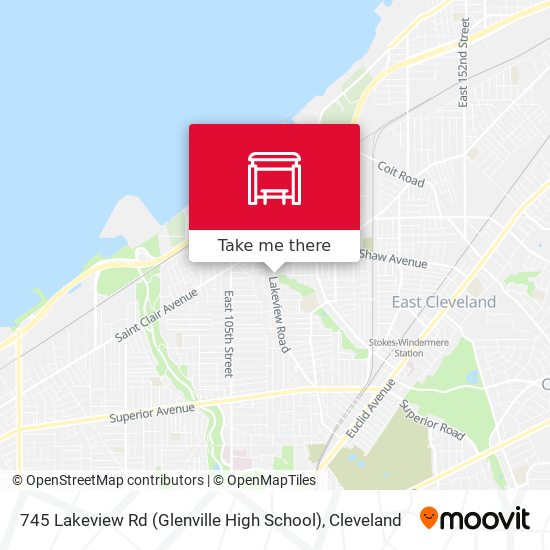 Mapa de 745 Lakeview Rd (Glenville High School)