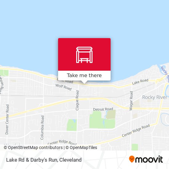 Lake Rd & Darby's Run map