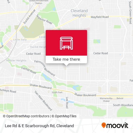 Lee Rd & E Scarborough Rd map