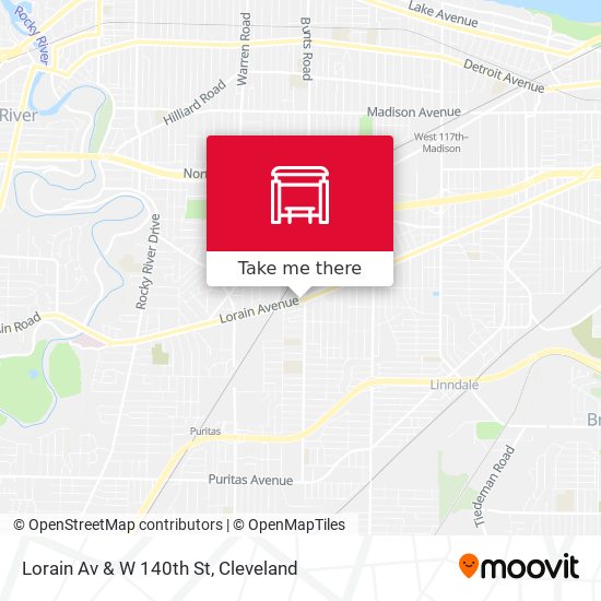 Mapa de Lorain Av & W 140th St