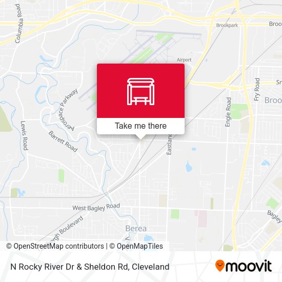 Mapa de N Rocky River Dr & Sheldon Rd