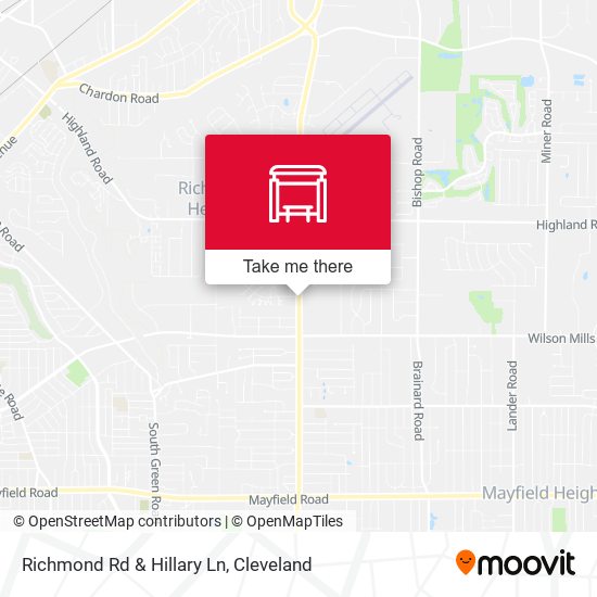 Richmond Rd & Hillary Ln map