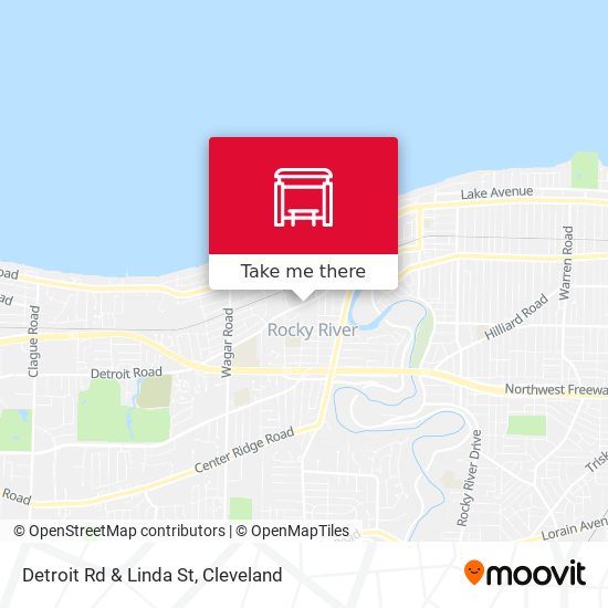 Mapa de Detroit Rd & Linda St