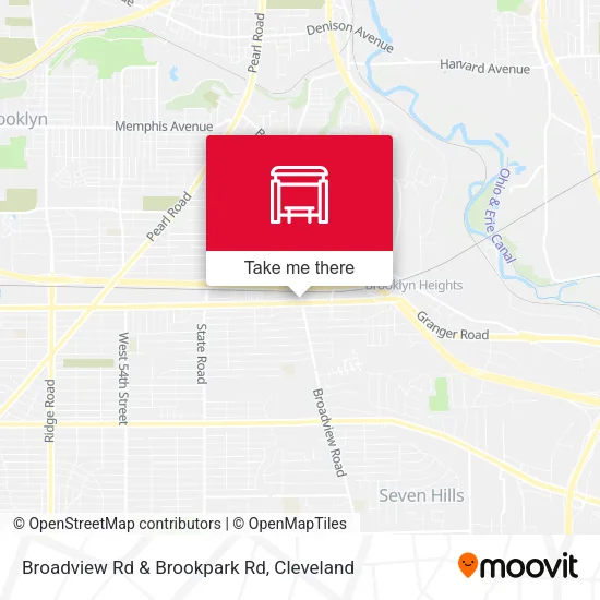 Broadview Rd & Brookpark Rd map