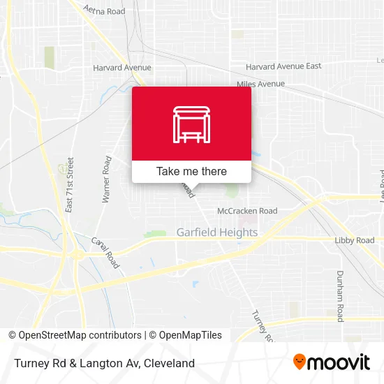 Turney Rd & Langton Av map