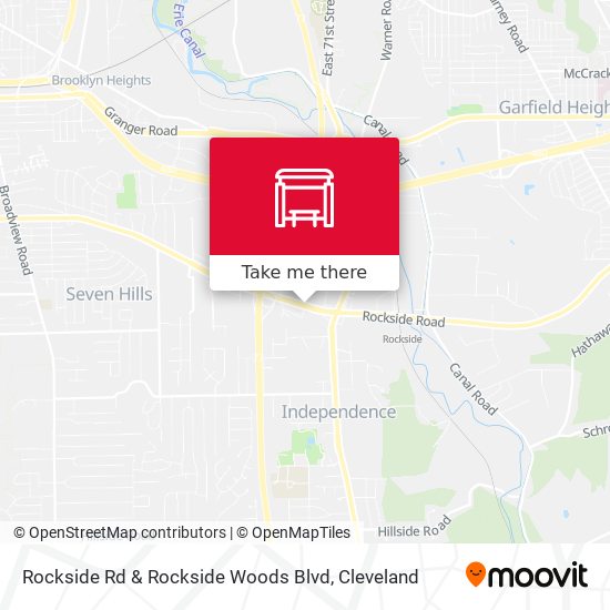 Rockside Rd & Rockside Woods Blvd map