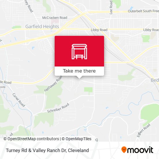 Mapa de Turney Rd & Valley Ranch Dr