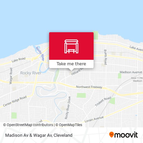 Madison Av & Wagar Av map