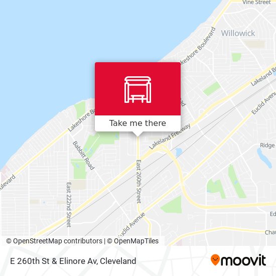 Mapa de E 260th St & Elinore Av