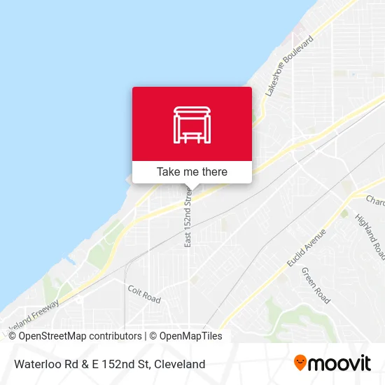 Waterloo Rd & E 152nd St map