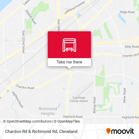 Chardon Rd & Richmond Rd map