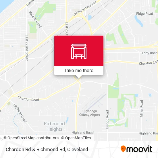 Chardon Rd & Richmond Rd map