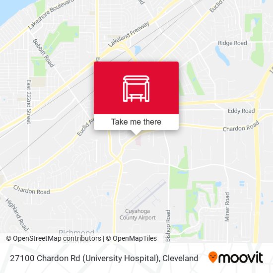 27100 Chardon Rd (University Hospital) map