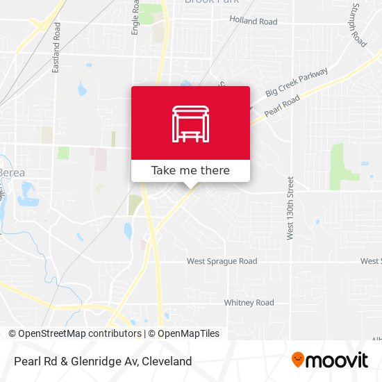Mapa de Pearl Rd & Glenridge Av