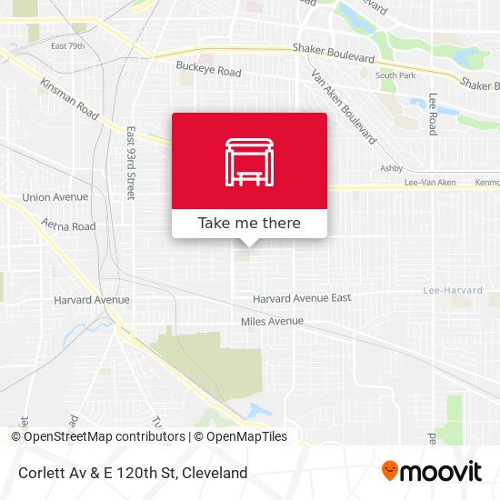 Mapa de Corlett Av & E 120th St