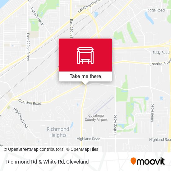 Richmond Rd & White Rd map