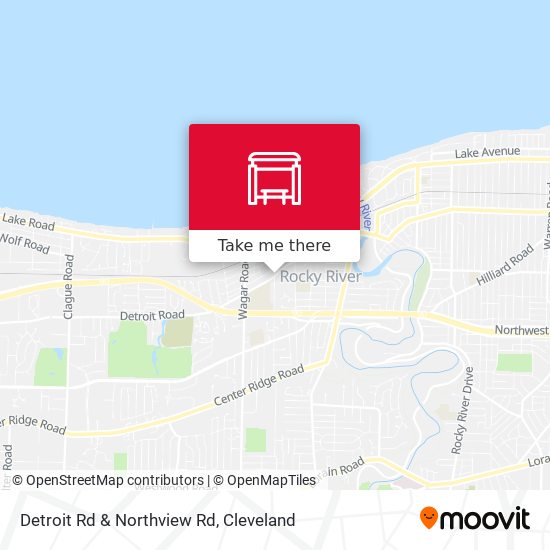 Detroit Rd & Northview Rd map