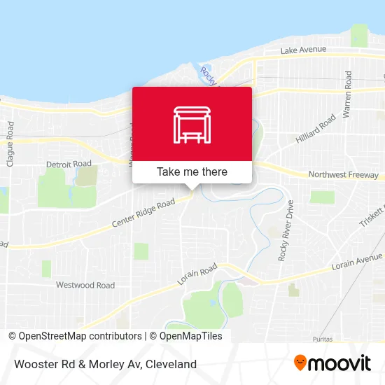 Wooster Rd & Morley Av map
