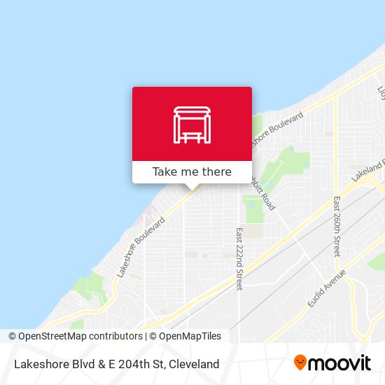 Lakeshore Blvd & E 204th St map