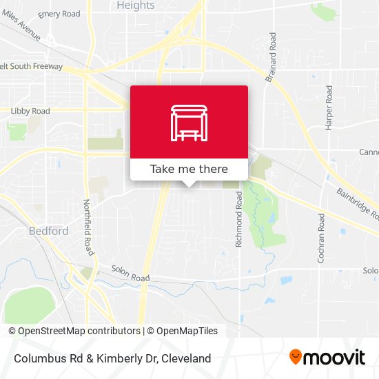 Columbus Rd & Kimberly Dr map