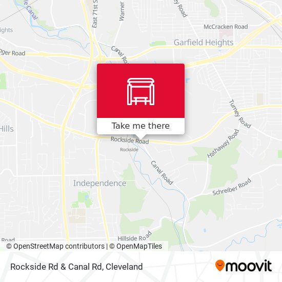 Mapa de Rockside Rd & Canal Rd