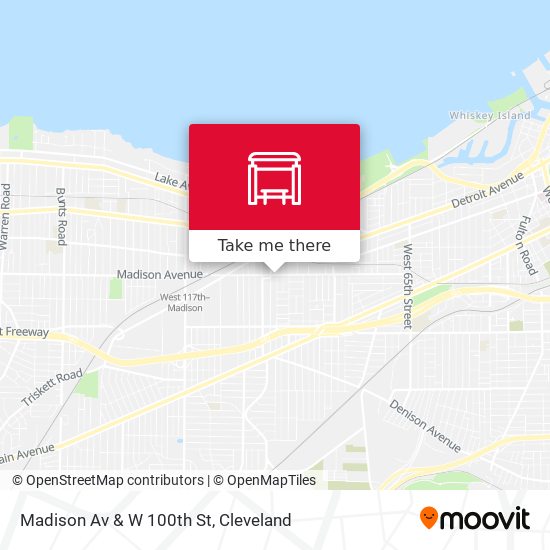 Mapa de Madison Av & W 100th St