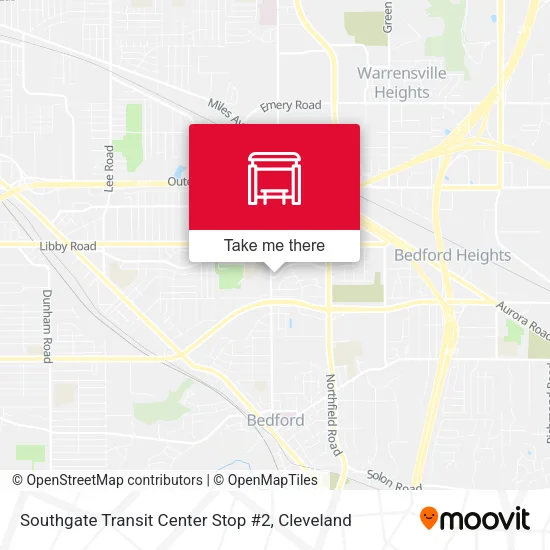 Mapa de Southgate Transit Center Stop #2