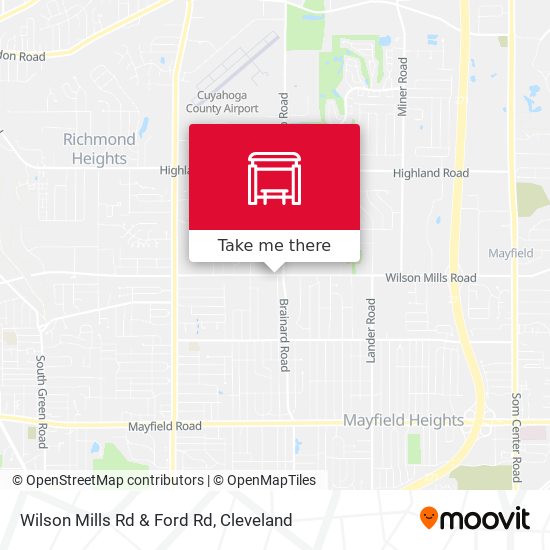 Mapa de Wilson Mills Rd & Ford Rd