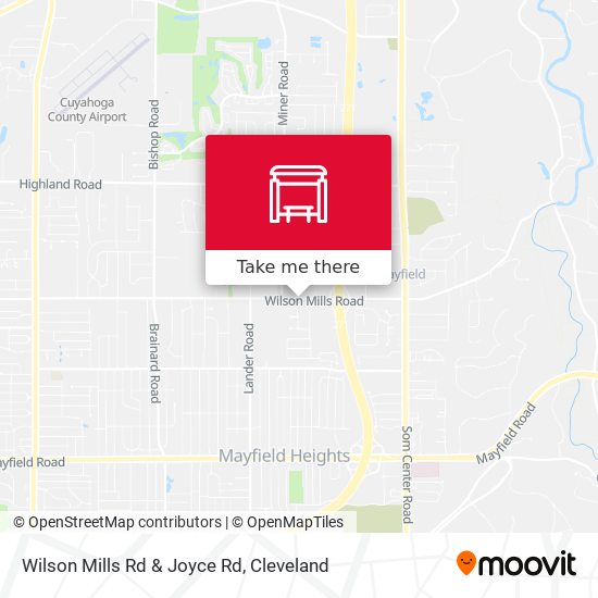 Mapa de Wilson Mills Rd & Joyce Rd