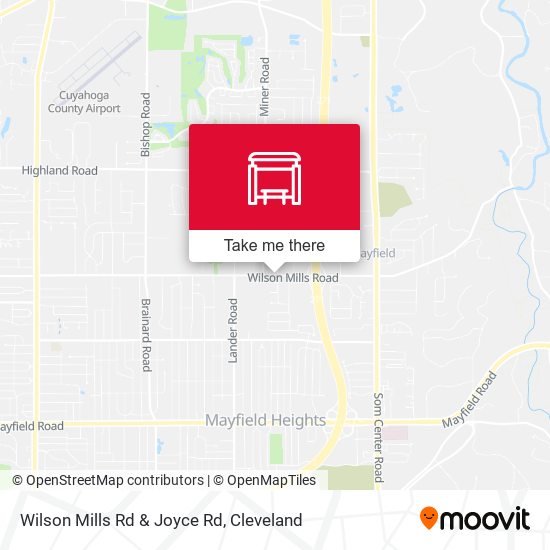 Mapa de Wilson Mills Rd & Joyce Rd