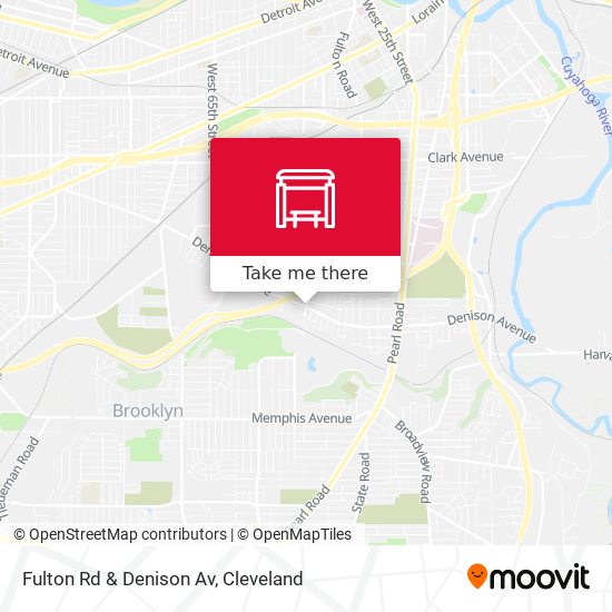 Mapa de Fulton Rd & Denison Av