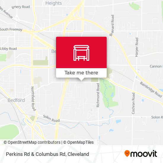 Mapa de Perkins Rd & Columbus Rd