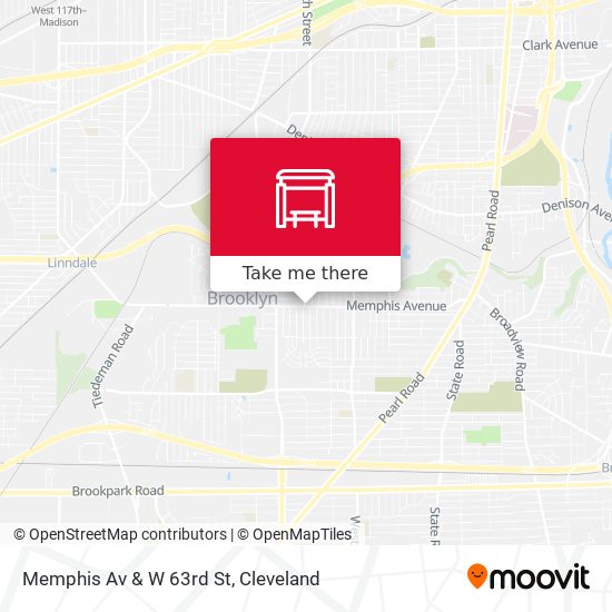 Memphis Av & W 63rd St map
